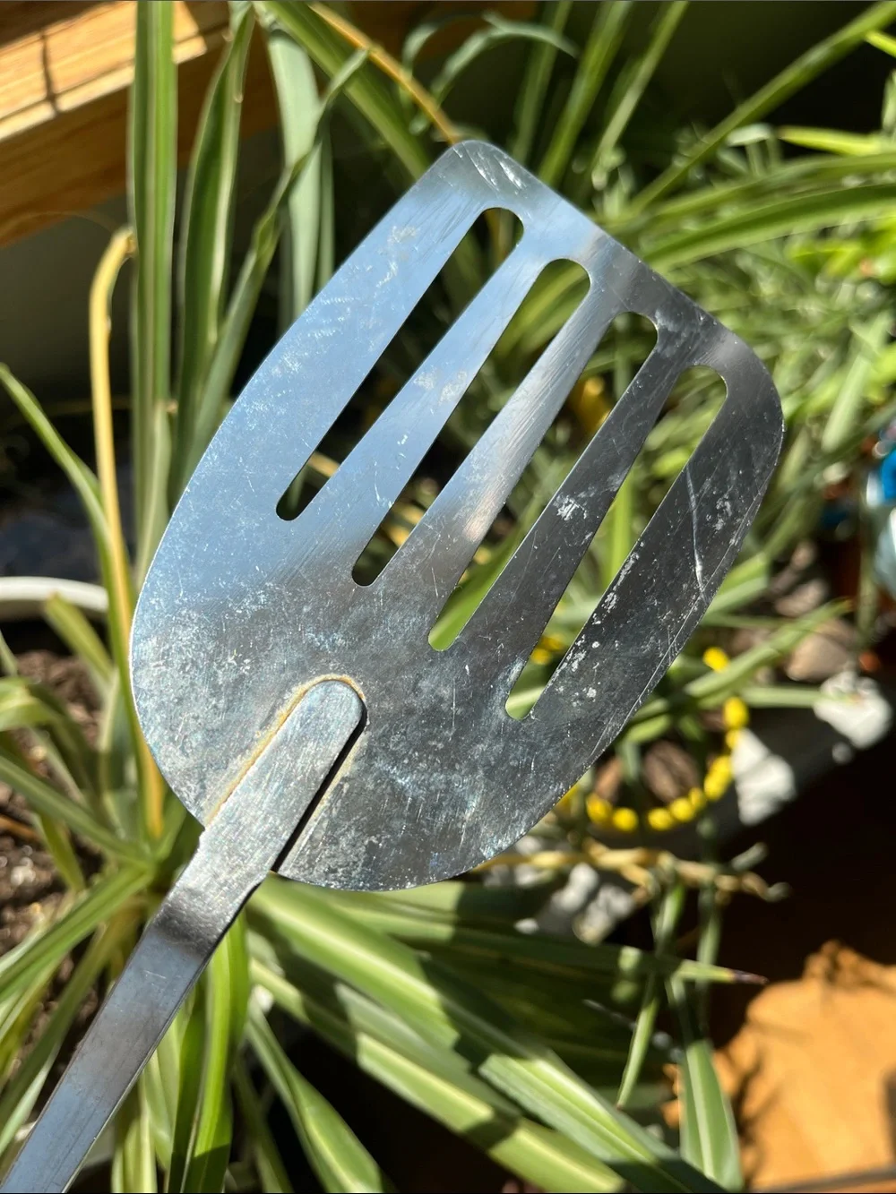 Vtg Ekco Atomic Starburst Spatula/Ladle/Masher MCM Black Handle Retro Kitchen